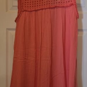 Tommy Bahama Coral Crochet Dress
